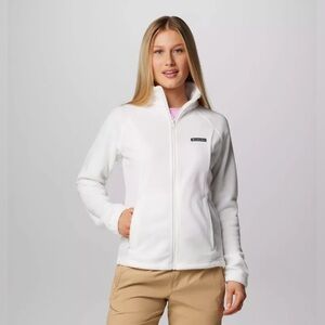 White Columbia Zip Up